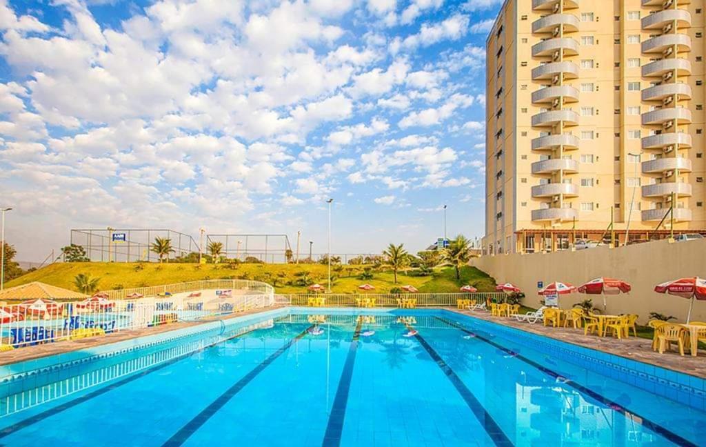 Hotel Golden Dolphin Resort - Flat No Decimo Andar Quarto Com Varanda Caldas Novas Exterior foto