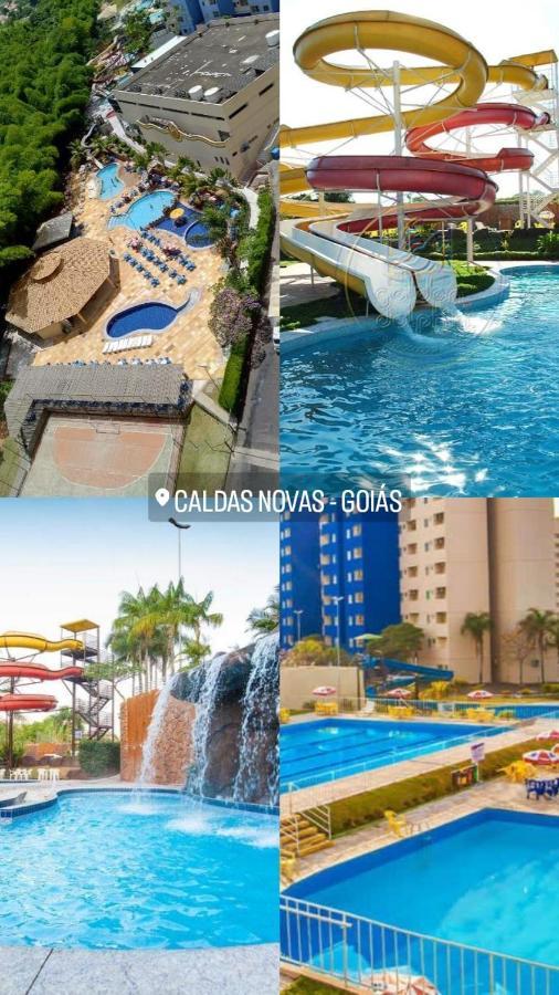 Hotel Golden Dolphin Resort - Flat No Decimo Andar Quarto Com Varanda Caldas Novas Exterior foto